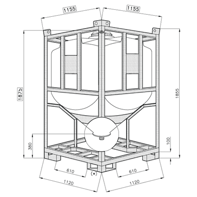 1200 KGS 储罐 — 原始技术图纸